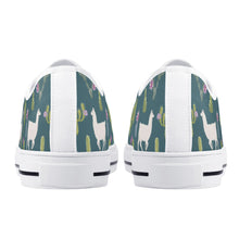 Llama Women's Low Top Canvas Shoes