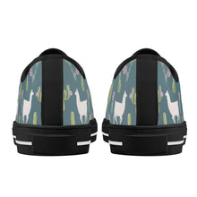 Llama Women's Low Top Canvas Shoes
