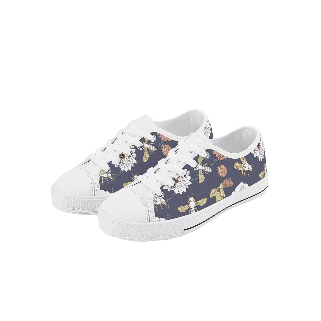 Bee Kids Low Top Canvas Shoes