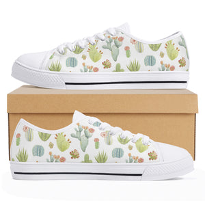 Cactus Women's Low Top Canvas Shoes