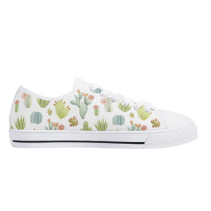 Cactus Women's Low Top Canvas Shoes