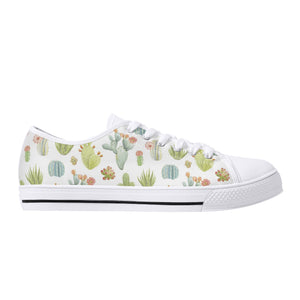 Cactus Women's Low Top Canvas Shoes