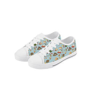 Camping Kid's Low Top Canvas Shoes