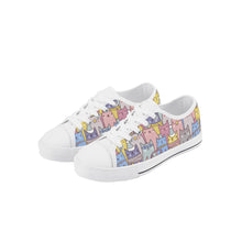 Cat Kid's Low Top Canvas Shoes