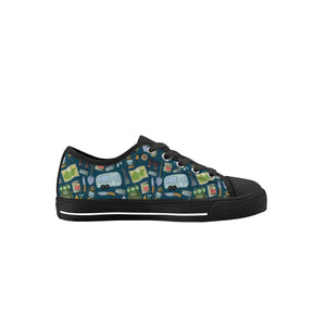 Camping Kid's Low Top Canvas Shoes