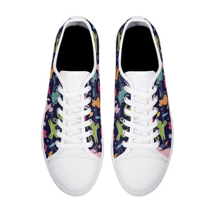 Cat Women's Low Top Canvas Shoes