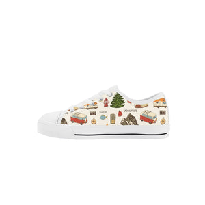 Camping Kid's Low Top Canvas Shoes