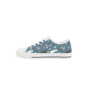 Cat Kid's Low Top Canvas Shoes