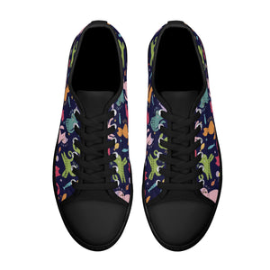 Cat Women's Low Top Canvas Shoes