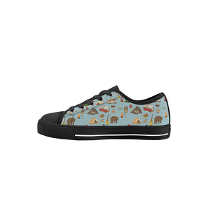 Camping Kid's Low Top Canvas Shoes