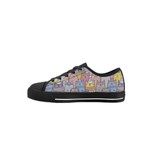 Cat Kid's Low Top Canvas Shoes