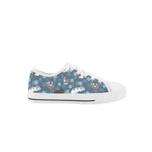 Cat Kid's Low Top Canvas Shoes