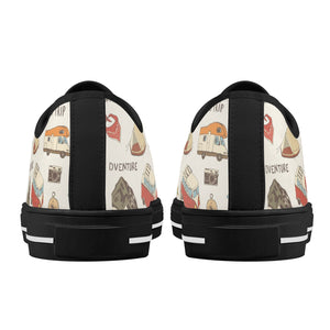 Camping Women's Low Top Canvas Shoes