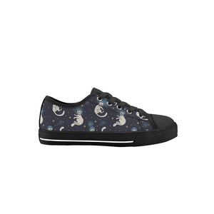 Cat Kid's Low Top Canvas Shoes