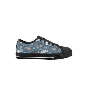 Cat Kid's Low Top Canvas Shoes