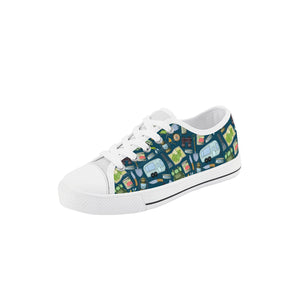 Camping Kid's Low Top Canvas Shoes