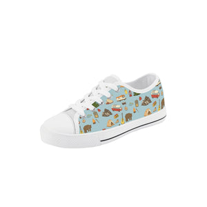 Camping Kid's Low Top Canvas Shoes