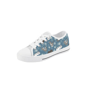 Cat Kid's Low Top Canvas Shoes