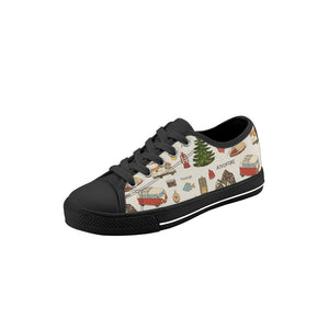 Camping Kid's Low Top Canvas Shoes