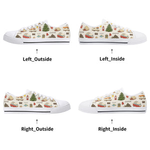 Camping Women's Low Top Canvas Shoes