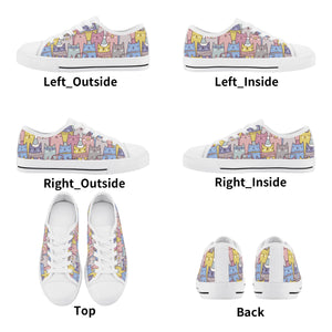 Cat Kid's Low Top Canvas Shoes