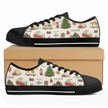 Camping Women's Low Top Canvas Shoes