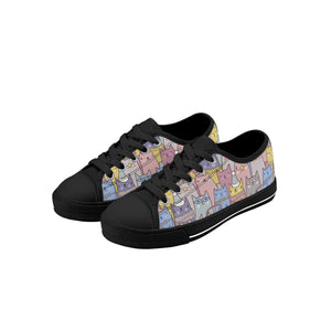 Cat Kid's Low Top Canvas Shoes