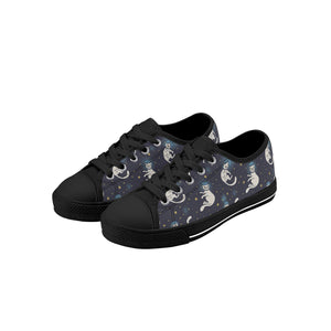 Cat Kid's Low Top Canvas Shoes