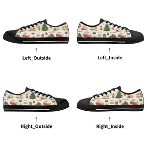 Camping Women's Low Top Canvas Shoes