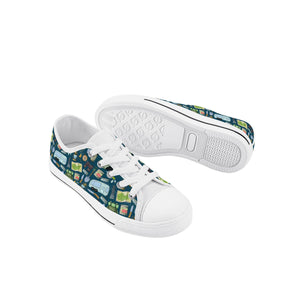 Camping Kid's Low Top Canvas Shoes