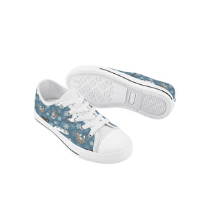 Cat Kid's Low Top Canvas Shoes