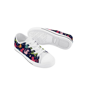 Cat Kid's Low Top Canvas Shoes