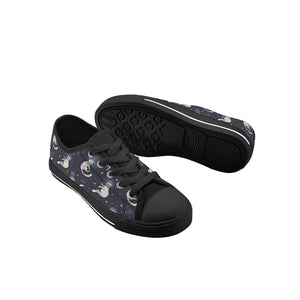 Cat Kid's Low Top Canvas Shoes