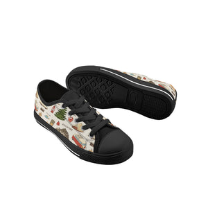 Camping Kid's Low Top Canvas Shoes