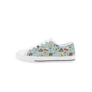 Camping Kid's Low Top Canvas Shoes