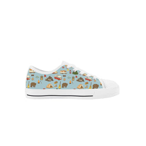 Camping Kid's Low Top Canvas Shoes