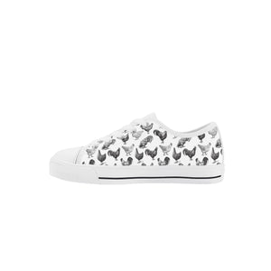 Chicken Kid's Low Top Canvas Shoes