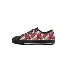 Cherry Kid's Low Top Canvas Shoes
