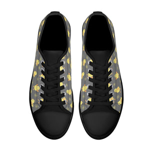 Chicken Women's Low Top Canvas Shoes