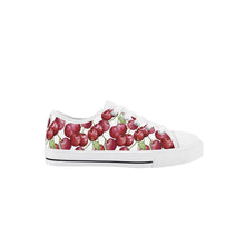 Cherry Kid's Low Top Canvas Shoes