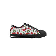 Cherry Kid's Low Top Canvas Shoes