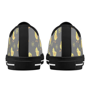 Chicken Women's Low Top Canvas Shoes