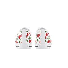 Cherry Kid's Low Top Canvas Shoes