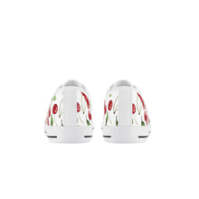 Cherry Kid's Low Top Canvas Shoes
