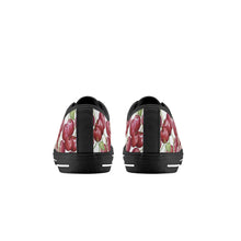 Cherry Kid's Low Top Canvas Shoes