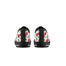 Cherry Kid's Low Top Canvas Shoes