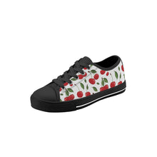 Cherry Kid's Low Top Canvas Shoes