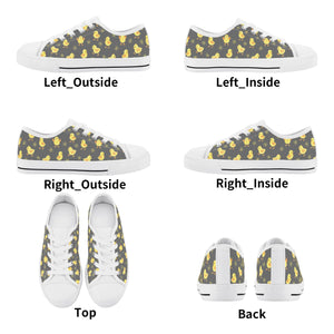 Chicken Kid's Low Top Canvas Shoes