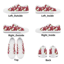 Cherry Kid's Low Top Canvas Shoes