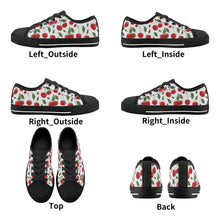 Cherry Kid's Low Top Canvas Shoes